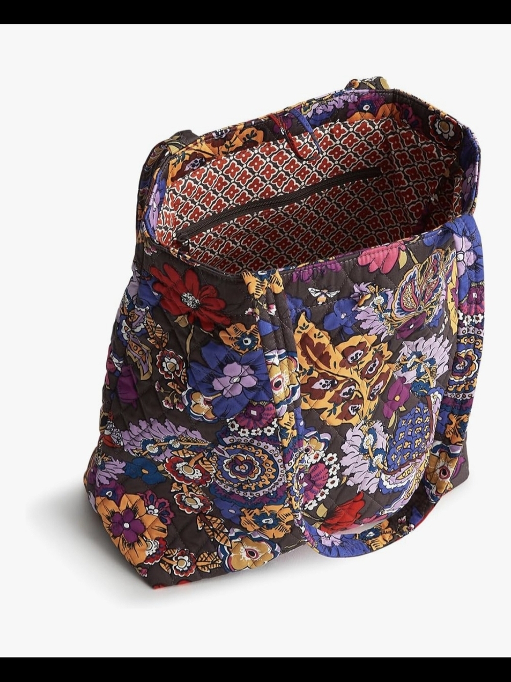 Vera Bradley Women's Premium Cotton Small Original Tote Premium #1259 - Picture 10 of 13